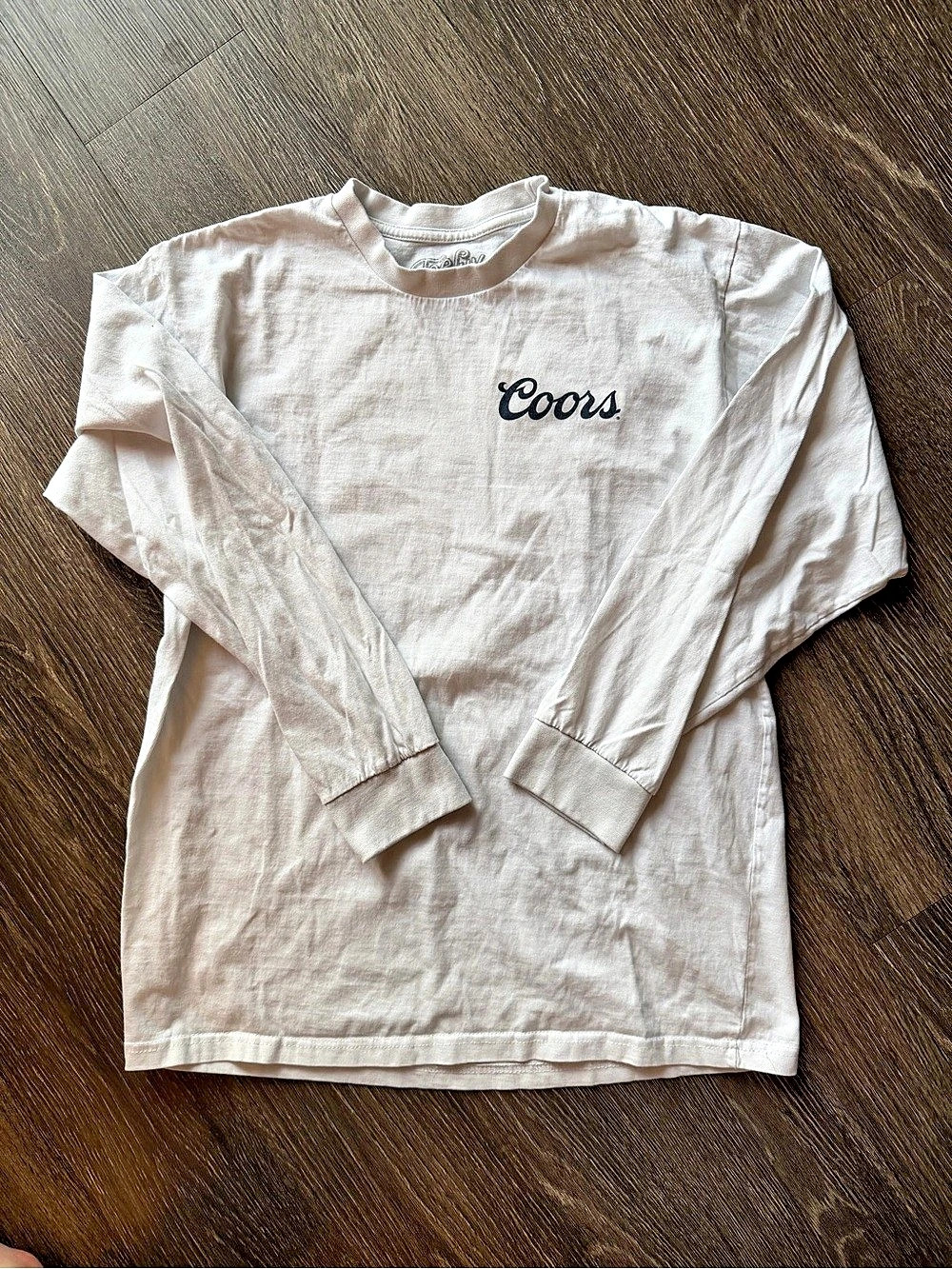Coors Long Sleeve Graphic Tee in White